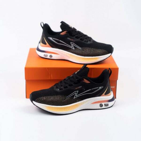 Giày thể thao nam 5A723 - Black Orange - Hình ảnh 2