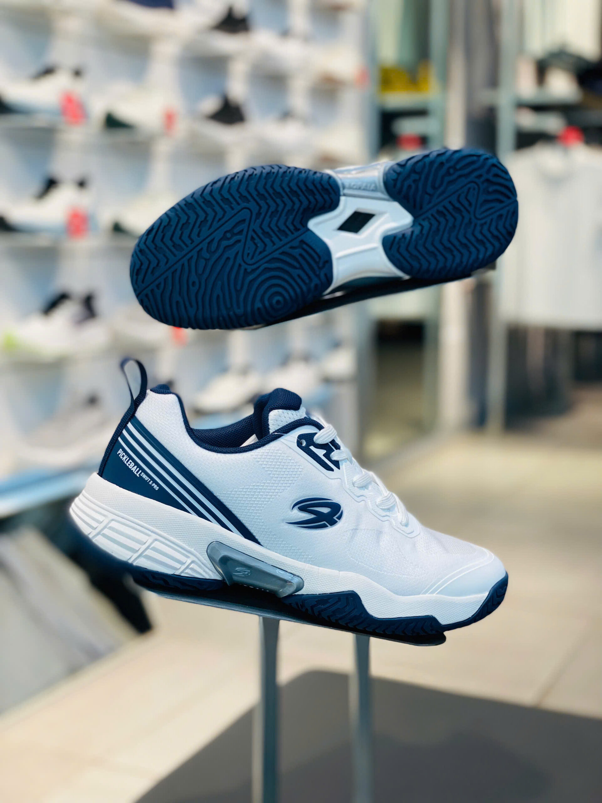 Giày Picklbeball nam Eopaia - M492578 - White Navy - Ảnh 3