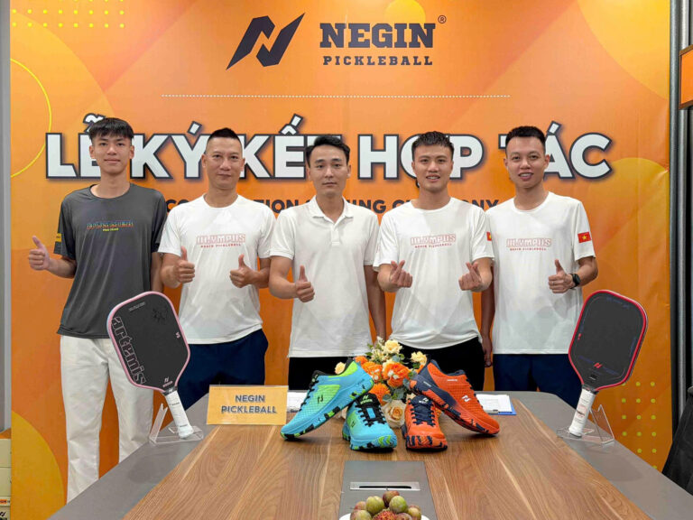 ễ ký kết hợp tác giữa Negin và các VĐV Pickleball